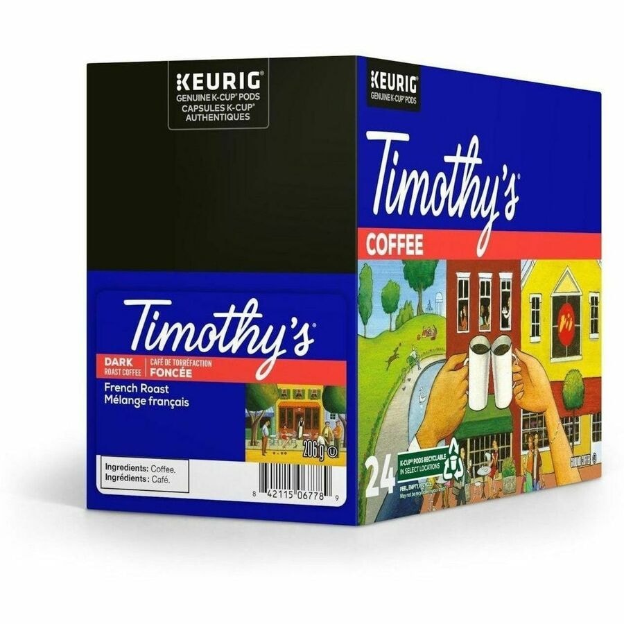 Timothy's French Roast K-Cup Pods - 24 Count