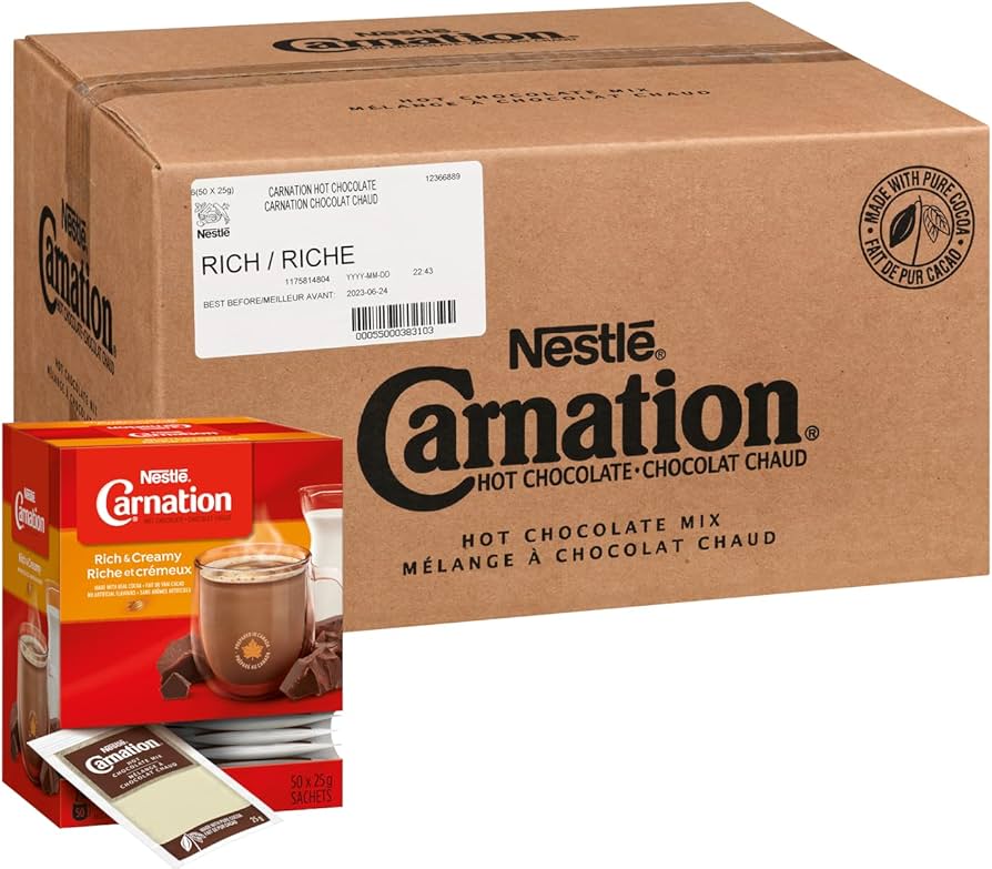 CARNATION (SS) HOT CHOC 50X25 GR