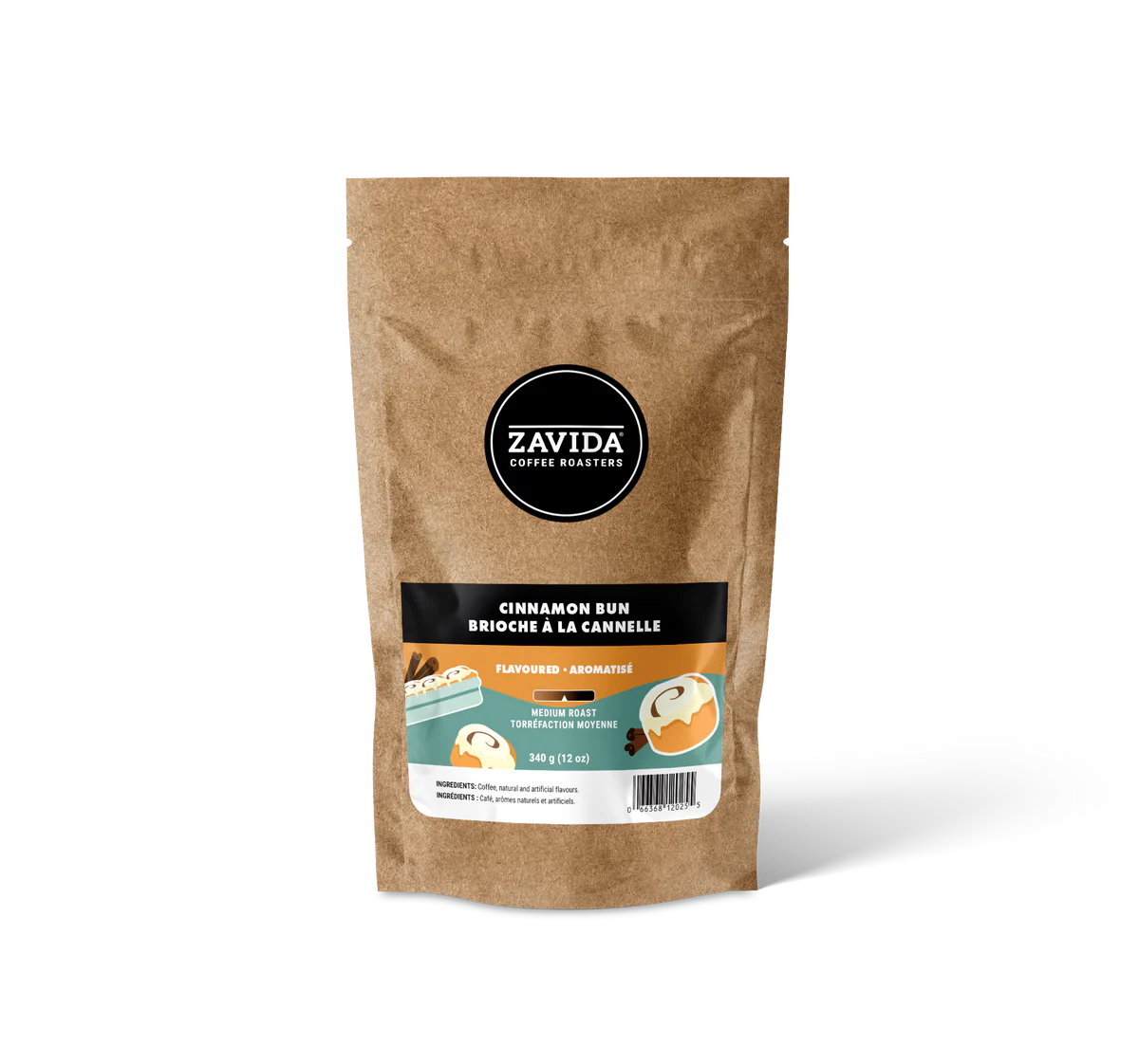 ZAVIDA (WB) CINNAMON BUN 12 OZ