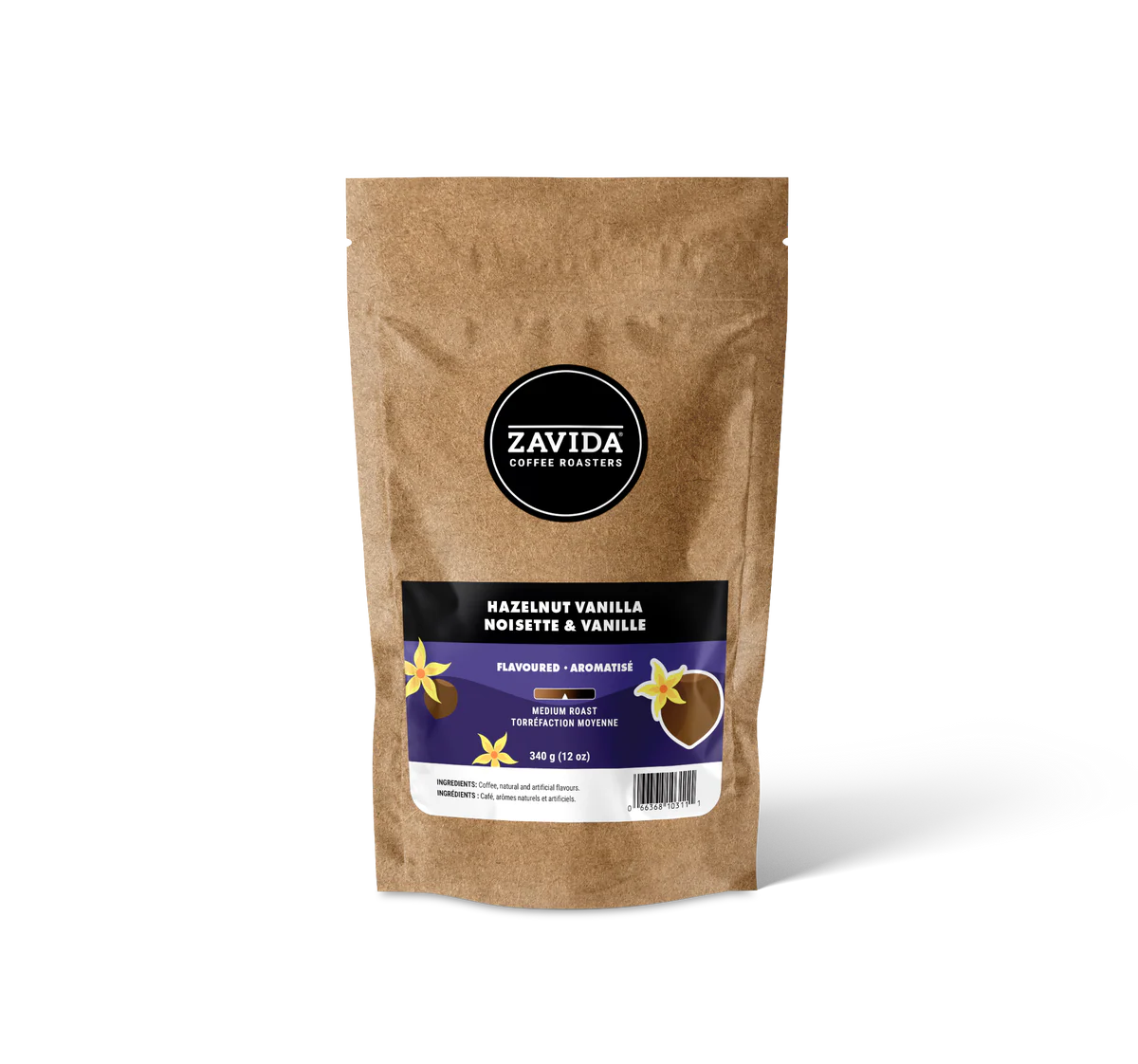 Zavida (wb) Hazelnut Vanilla 12 OZ Zavida (wb) Holiday 12 OZ