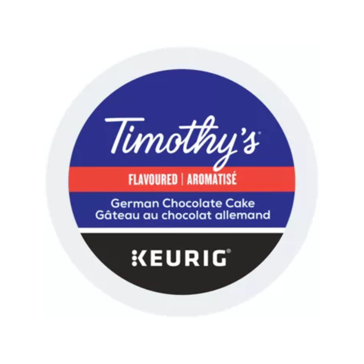 Timothy's German Chocolate Cake K-Cup Pods - 24 Count
