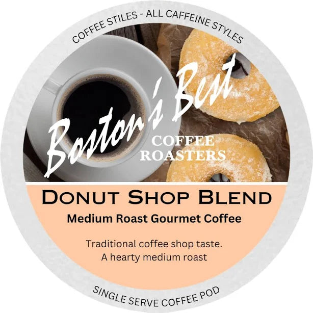 Boston Best Donut Shop K-Cups – Medium Roast Coffee Pods (12 Count)