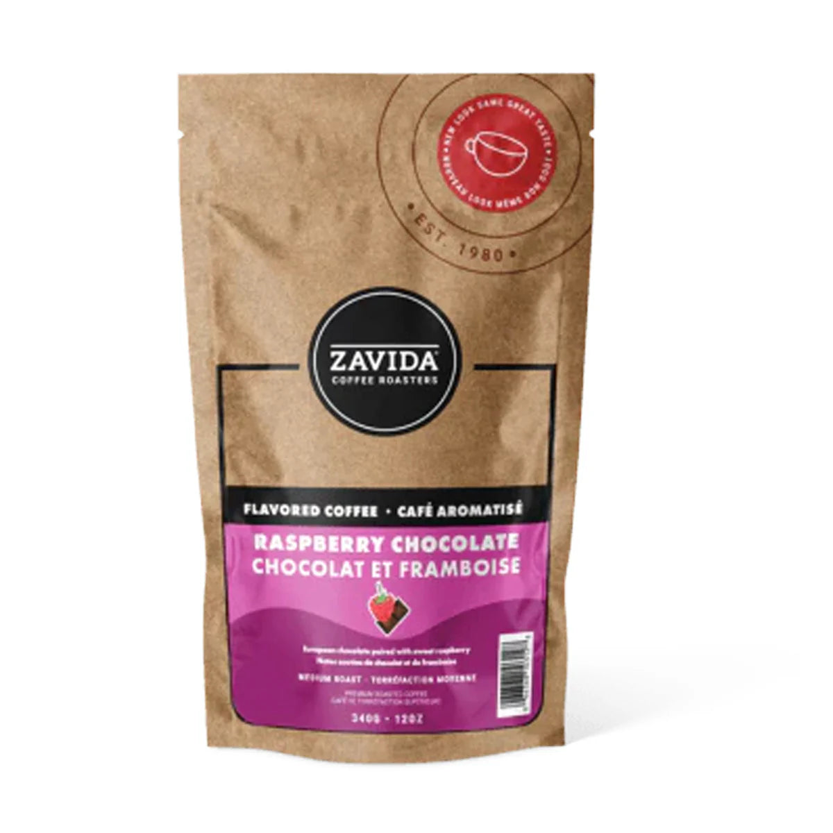 ZAVIDA (WB) RASP CHOC 12 OZ